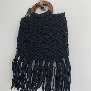 Crochet black bag NEW
